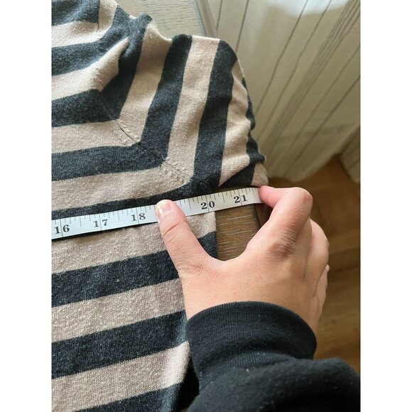 EUC Loft Womens Striped Open Cardigan Sweater - Picture 5 of 6